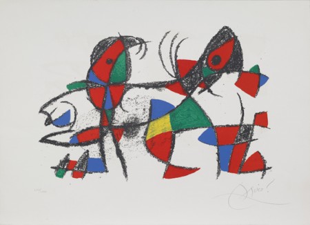 JOAN MIRO' - "Lithographe II" tavola X JOAN MIRO' - "Lithographe II" tavola X