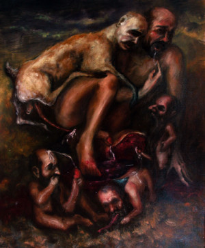 419Csaba_Kis_Roka_The_Familiarity_Breeds_Contempt_2011_110x90cm_Private_collection_Switzerland