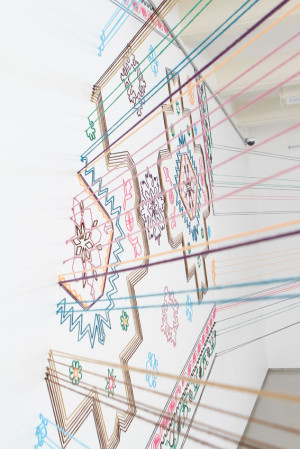 Faig Ahmed, Untitled, 2012, Thread Instillation